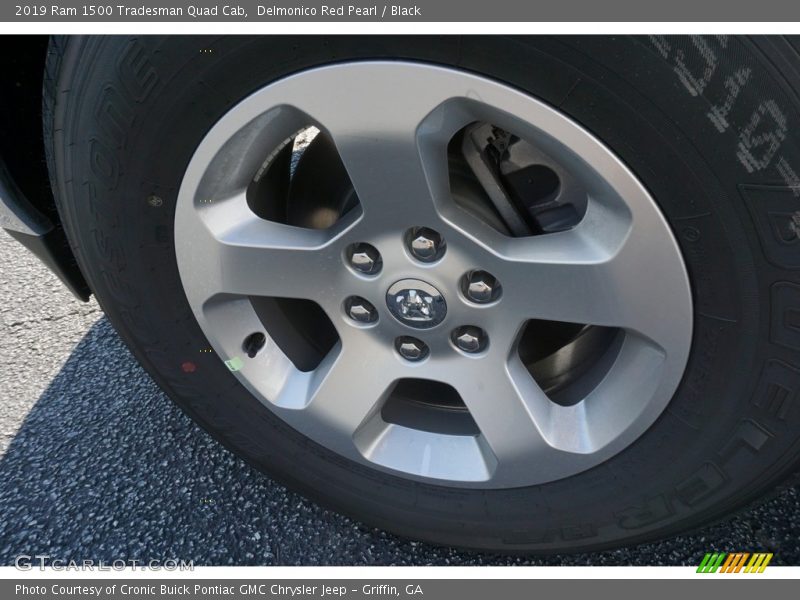 Delmonico Red Pearl / Black 2019 Ram 1500 Tradesman Quad Cab