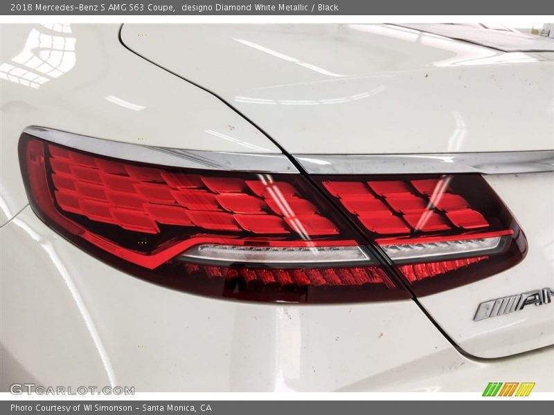 designo Diamond White Metallic / Black 2018 Mercedes-Benz S AMG S63 Coupe