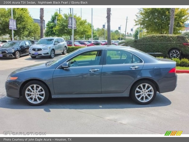 Nighthawk Black Pearl / Ebony Black 2006 Acura TSX Sedan