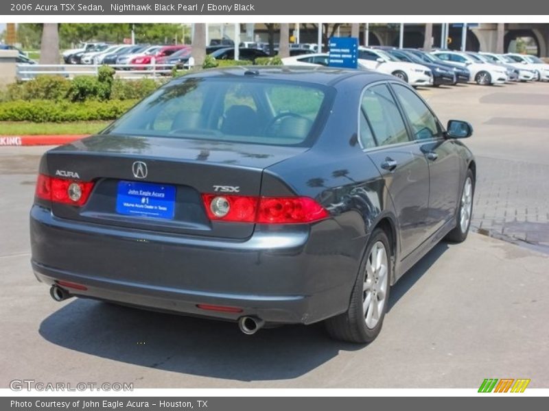 Nighthawk Black Pearl / Ebony Black 2006 Acura TSX Sedan