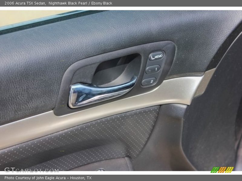 Nighthawk Black Pearl / Ebony Black 2006 Acura TSX Sedan