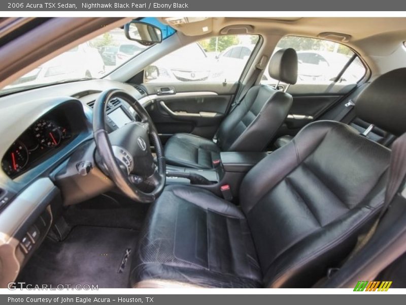 Nighthawk Black Pearl / Ebony Black 2006 Acura TSX Sedan