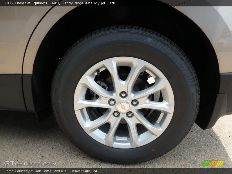 Sandy Ridge Metallic / Jet Black 2019 Chevrolet Equinox LT AWD