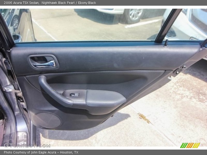 Nighthawk Black Pearl / Ebony Black 2006 Acura TSX Sedan