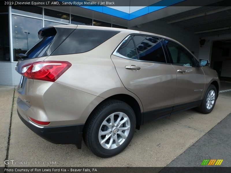 Sandy Ridge Metallic / Jet Black 2019 Chevrolet Equinox LT AWD