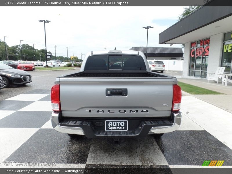 Silver Sky Metallic / TRD Graphite 2017 Toyota Tacoma SR5 Double Cab