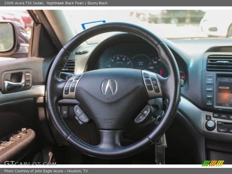 Nighthawk Black Pearl / Ebony Black 2006 Acura TSX Sedan
