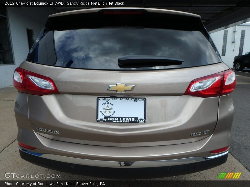 Sandy Ridge Metallic / Jet Black 2019 Chevrolet Equinox LT AWD