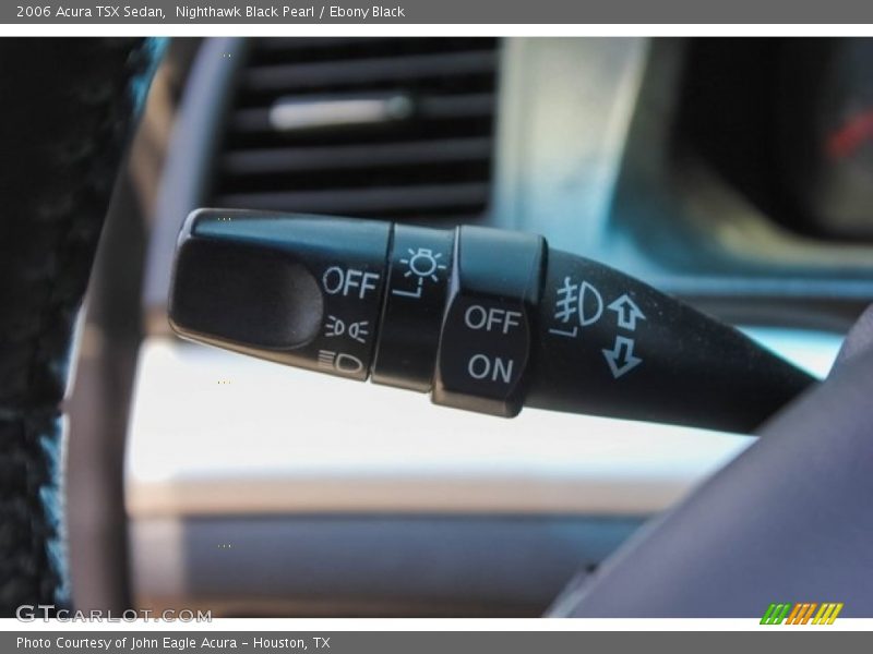 Nighthawk Black Pearl / Ebony Black 2006 Acura TSX Sedan