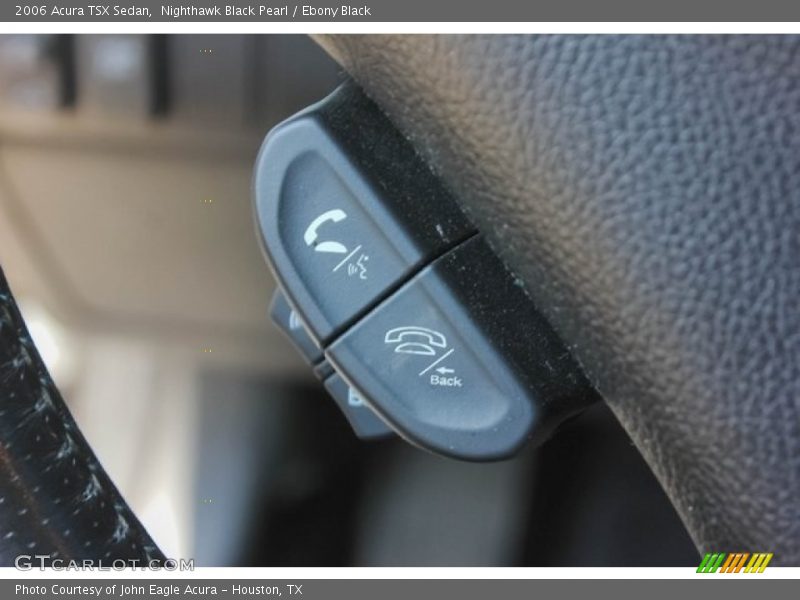 Nighthawk Black Pearl / Ebony Black 2006 Acura TSX Sedan