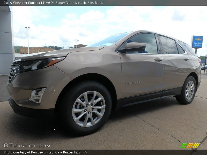 Sandy Ridge Metallic / Jet Black 2019 Chevrolet Equinox LT AWD