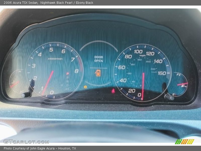 Nighthawk Black Pearl / Ebony Black 2006 Acura TSX Sedan
