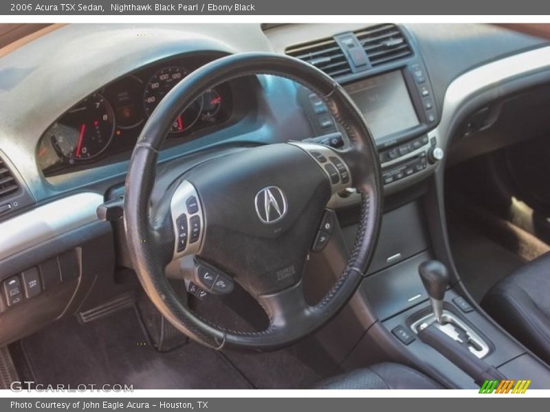 Nighthawk Black Pearl / Ebony Black 2006 Acura TSX Sedan