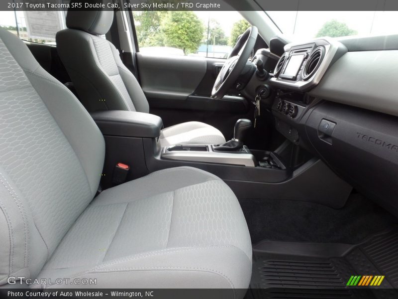 Silver Sky Metallic / TRD Graphite 2017 Toyota Tacoma SR5 Double Cab