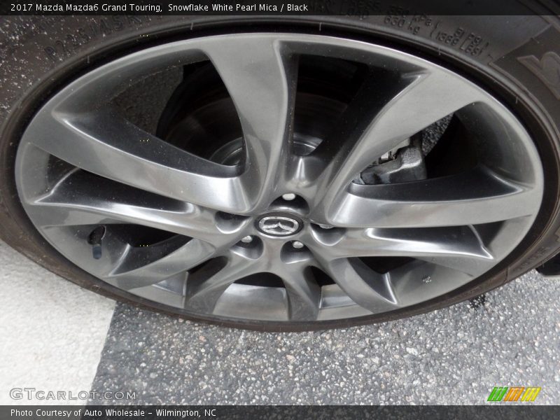 Snowflake White Pearl Mica / Black 2017 Mazda Mazda6 Grand Touring