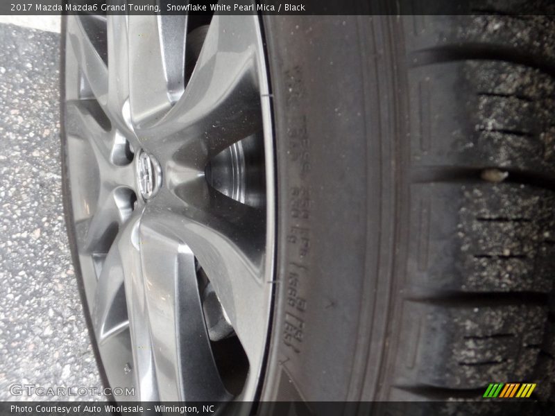Snowflake White Pearl Mica / Black 2017 Mazda Mazda6 Grand Touring
