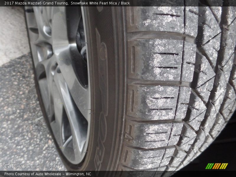 Snowflake White Pearl Mica / Black 2017 Mazda Mazda6 Grand Touring