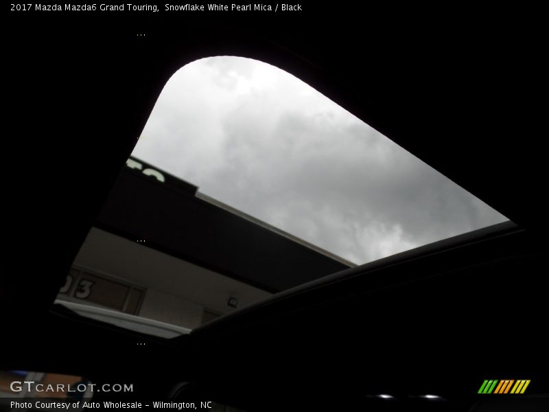 Snowflake White Pearl Mica / Black 2017 Mazda Mazda6 Grand Touring