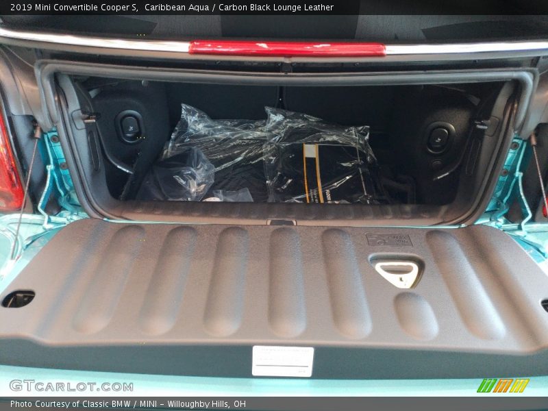  2019 Convertible Cooper S Trunk