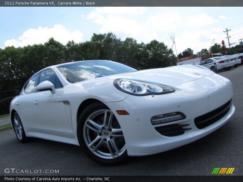 Carrara White / Black 2011 Porsche Panamera V6