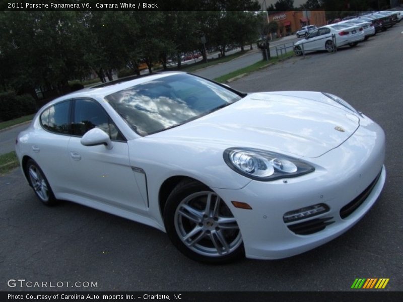 Carrara White / Black 2011 Porsche Panamera V6
