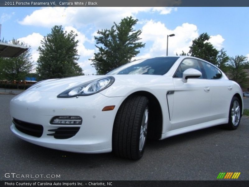 Carrara White / Black 2011 Porsche Panamera V6