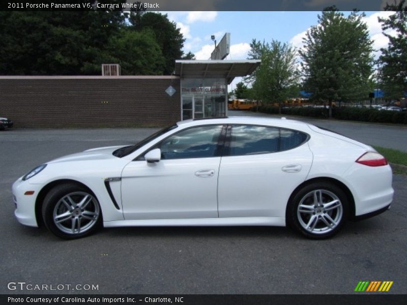 Carrara White / Black 2011 Porsche Panamera V6