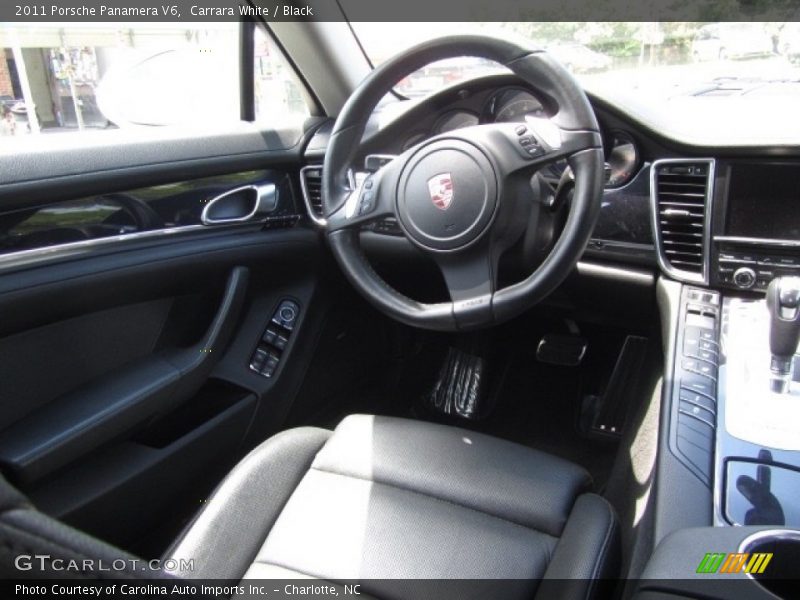 Carrara White / Black 2011 Porsche Panamera V6