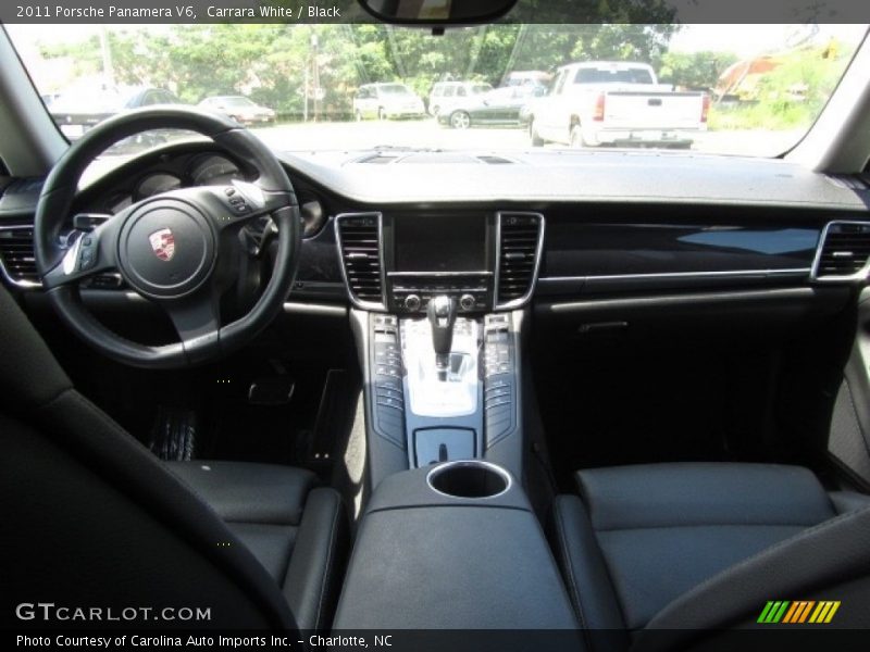 Carrara White / Black 2011 Porsche Panamera V6