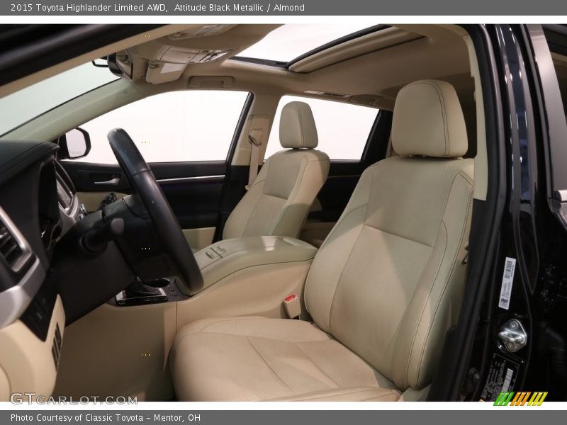 Attitude Black Metallic / Almond 2015 Toyota Highlander Limited AWD