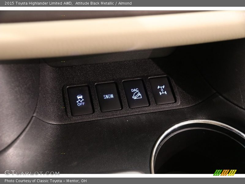 Attitude Black Metallic / Almond 2015 Toyota Highlander Limited AWD