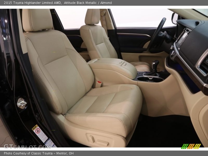 Attitude Black Metallic / Almond 2015 Toyota Highlander Limited AWD