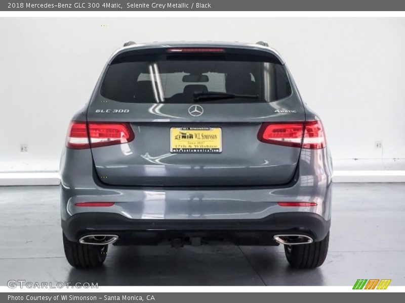 Selenite Grey Metallic / Black 2018 Mercedes-Benz GLC 300 4Matic