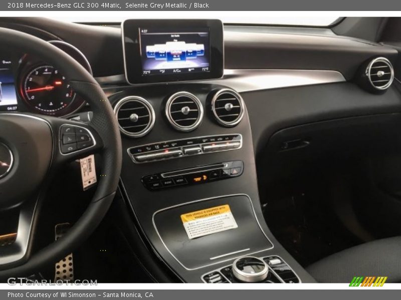 Selenite Grey Metallic / Black 2018 Mercedes-Benz GLC 300 4Matic