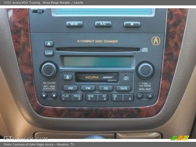 Mesa Beige Metallic / Saddle 2002 Acura MDX Touring