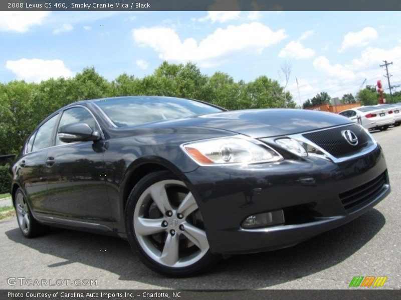 Smoky Granite Mica / Black 2008 Lexus GS 460