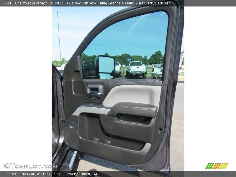 Blue Granite Metallic / Jet Black/Dark Ash 2015 Chevrolet Silverado 3500HD LTZ Crew Cab 4x4