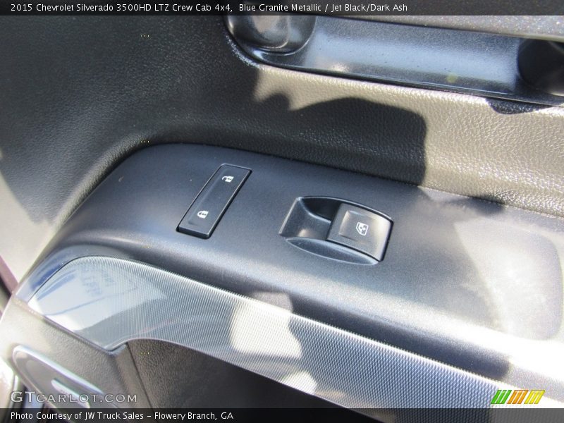 Blue Granite Metallic / Jet Black/Dark Ash 2015 Chevrolet Silverado 3500HD LTZ Crew Cab 4x4