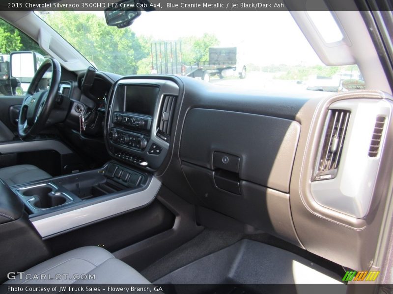 Blue Granite Metallic / Jet Black/Dark Ash 2015 Chevrolet Silverado 3500HD LTZ Crew Cab 4x4