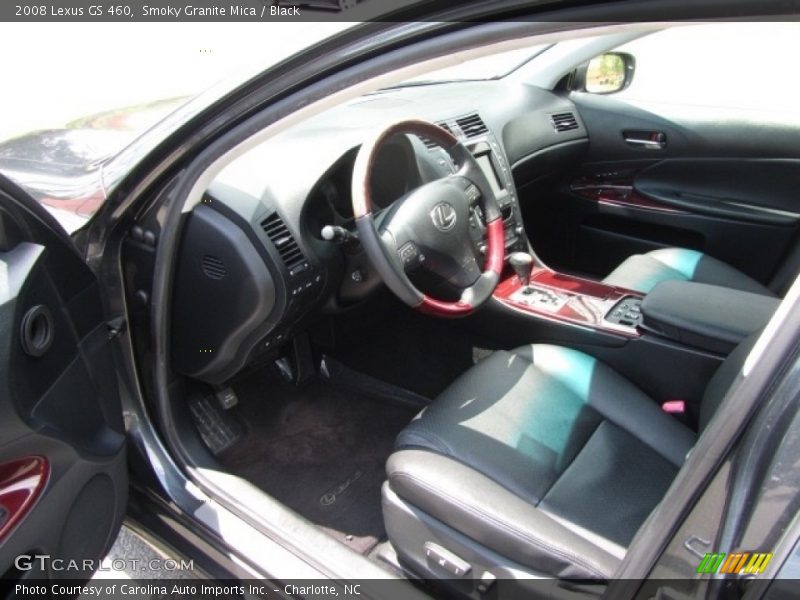 Smoky Granite Mica / Black 2008 Lexus GS 460