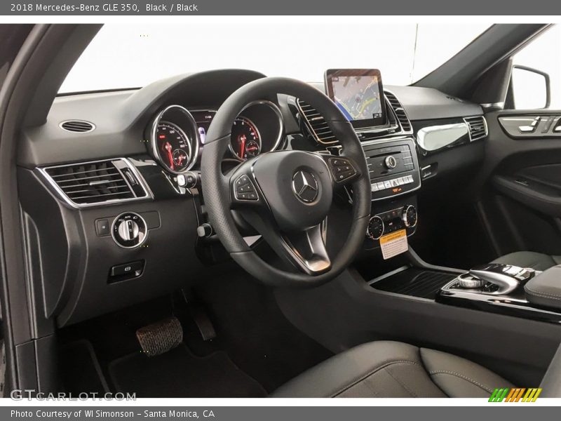 Black / Black 2018 Mercedes-Benz GLE 350