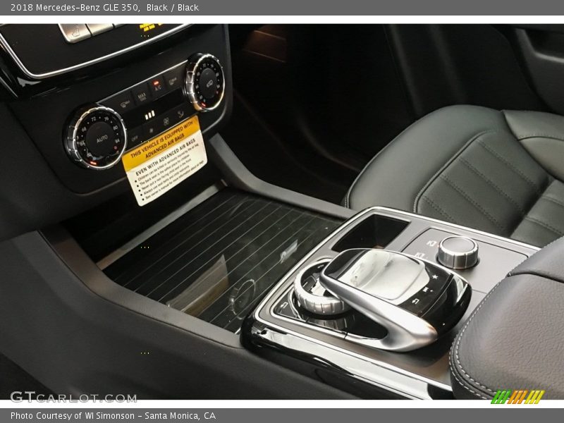 Black / Black 2018 Mercedes-Benz GLE 350