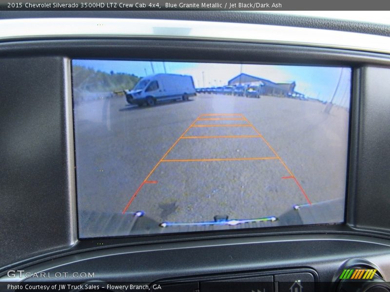Blue Granite Metallic / Jet Black/Dark Ash 2015 Chevrolet Silverado 3500HD LTZ Crew Cab 4x4
