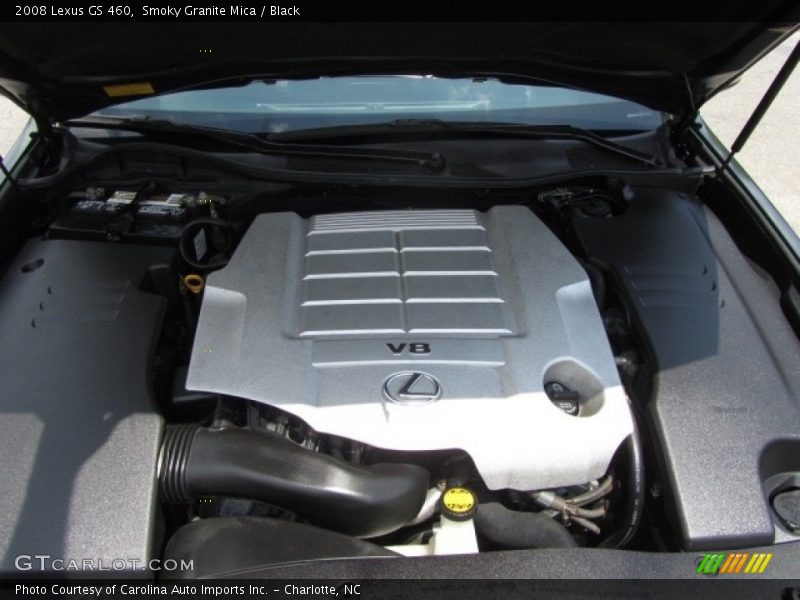 Smoky Granite Mica / Black 2008 Lexus GS 460