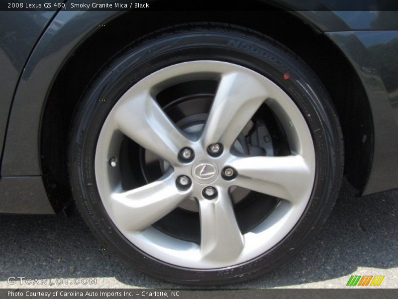 Smoky Granite Mica / Black 2008 Lexus GS 460