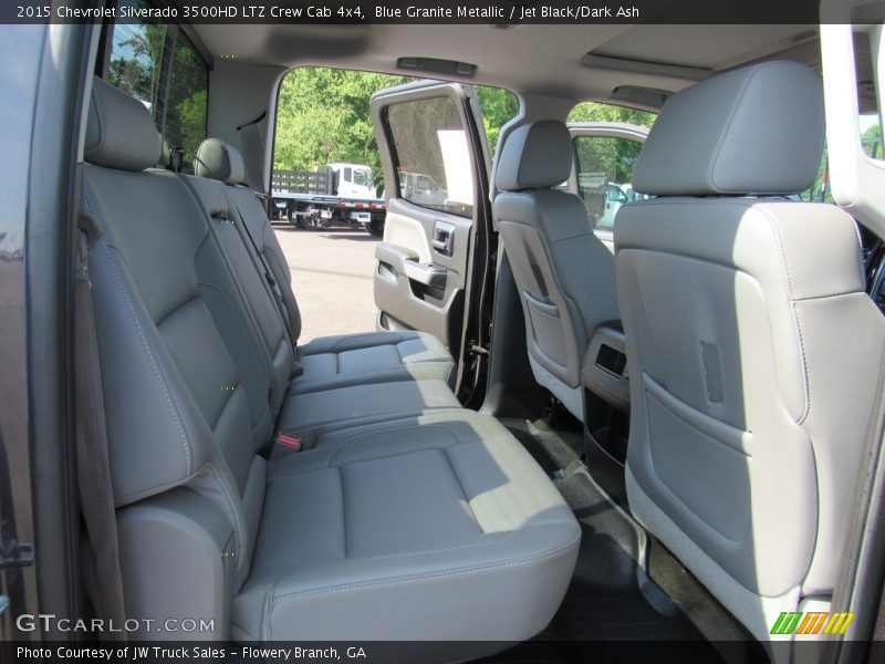 Blue Granite Metallic / Jet Black/Dark Ash 2015 Chevrolet Silverado 3500HD LTZ Crew Cab 4x4