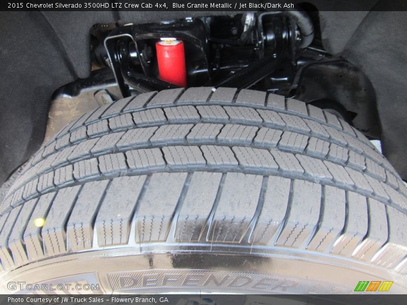 Blue Granite Metallic / Jet Black/Dark Ash 2015 Chevrolet Silverado 3500HD LTZ Crew Cab 4x4