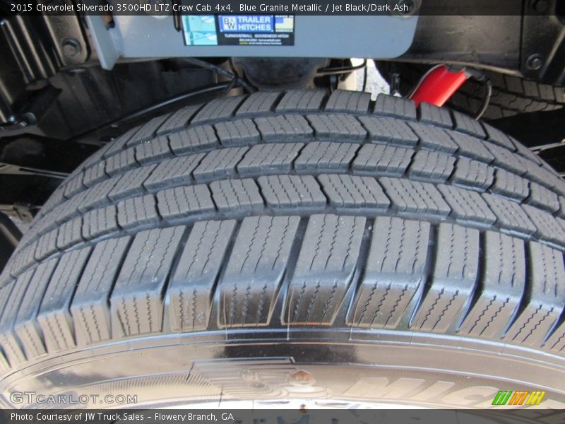 Blue Granite Metallic / Jet Black/Dark Ash 2015 Chevrolet Silverado 3500HD LTZ Crew Cab 4x4