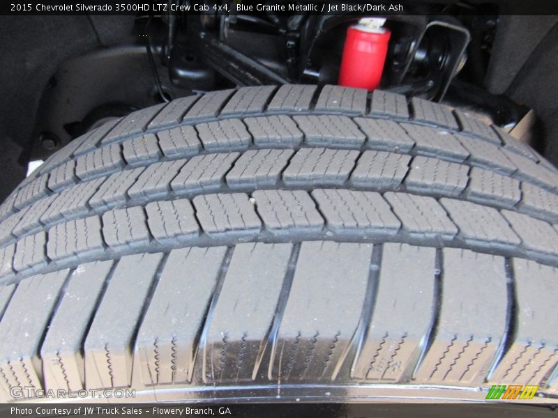 Blue Granite Metallic / Jet Black/Dark Ash 2015 Chevrolet Silverado 3500HD LTZ Crew Cab 4x4