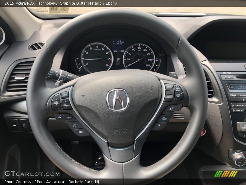 Graphite Luster Metallic / Ebony 2015 Acura RDX Technology
